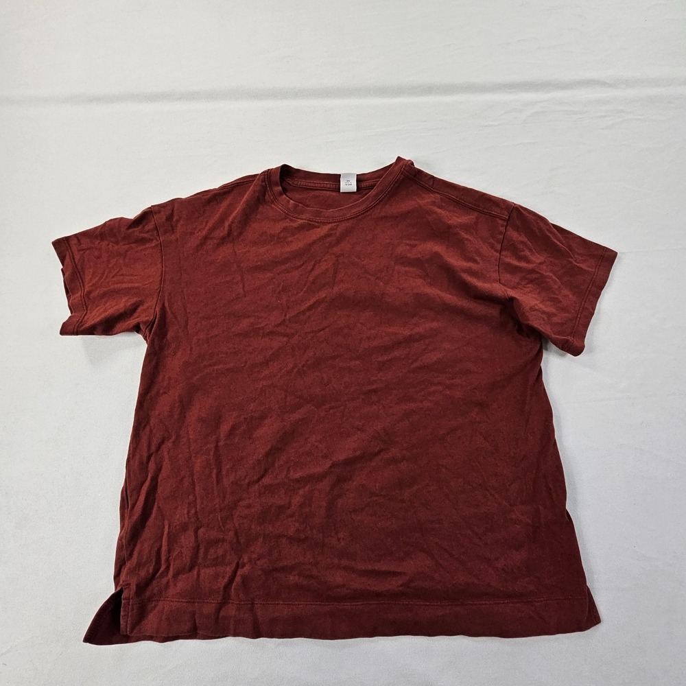 Old Navy Vintage Tee Maroon Short‎ Sleeve Cotton T-Shirt Adult S
